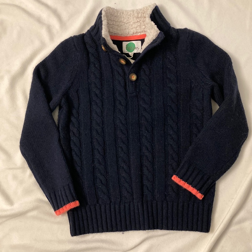 Mini Boden boys sweater NWT size 8-9